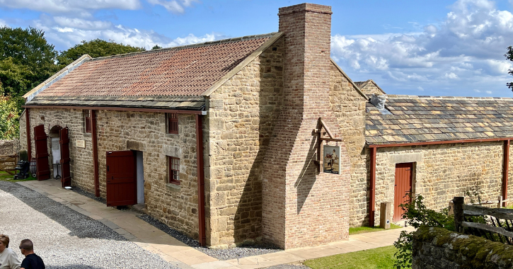 External view of the Drovers Tavern at Beamish Museum. 